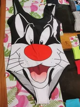Monokini Swimming-Suit Swimwear Women Beach-Wear One-Piece Cartoon Backless 3D 21-Pattern