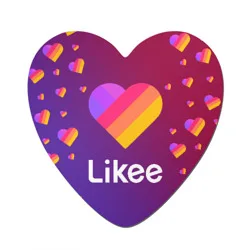 

Backpack, roomy backpack "LIKEE (LIKE Video), for walking and school, for outdoor activities roomy and bright. Ликээ Video