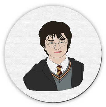 

ROUND BOY MAGICIAN WITH GLASSES mousepad raton
