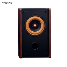 Iwistao HIFI полный диапазон 4 дюйма трехполосный сбалансированный ткань подвесной край вокальный 25 Вт, рост от 75 до 20 кГц 89dB 4/8 Ом