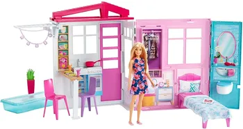 

Barbie portable house with pool, Dollhouse (Mattel FXG55)
