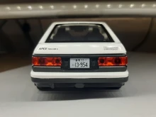 Diecast Toy Scale-Model Car-Toys Miniature Ae86-Alloy Initial D Toyota Children 1:28