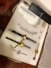 Drill-Bit Locator Puncher-Tools Doweling Jig Woodworking Adjustable for 3-In-1 with 8/15mm