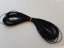 Correa de cuerda de rosca encerada de 0,5-2,5mm, collar, cuentas de cuerda para fabricación de joyería, pulsera Shamballa Diy, novedad