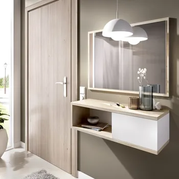 

KAM kit receiver with console and natural white mirror