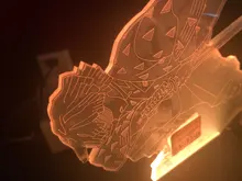 Led-Night-Light Bedroom Decor Zenitsu-Figure Gift Acrylic No-Yaiba-Lamp Demon Slayer