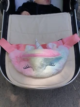 De dibujos animados chico de cintura bolsa Fanny Pack para bebé niña unicornio bolsa de pecho de las mujeres paquetes de Fanny