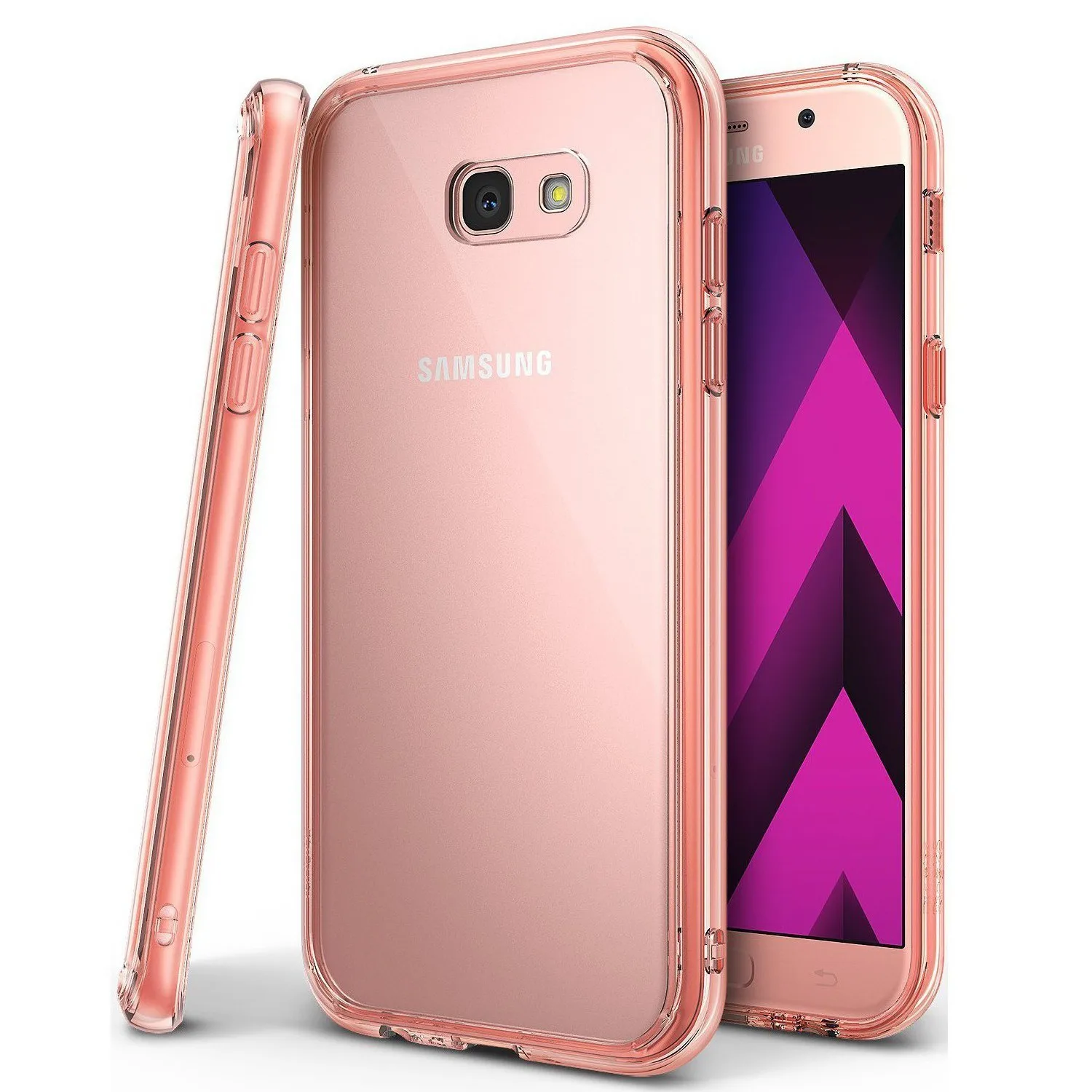 van mening zijn kaart Doe mee Case For Samsung Galaxy A3 (2017) Ringke Fusion Series, Color Rose Gold  (rose Gold) - Mobile Phone Cases & Covers - AliExpress
