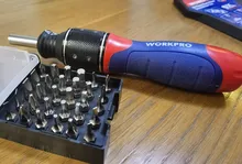 WORKPRO 32 in 1  6X Speed Screwdriver with Bits Set Home Repair Tool Free Shipping