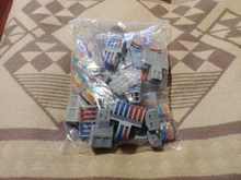 Miniconectores de Cable rápido, conector de cableado de empalme de resorte de Conductor compacto Universal, bloque de terminales Push-in SPL-2/3 212