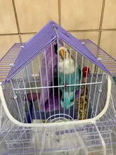 Pet Parrot Hammock Bird Hanging Bed House Plush Winter Warm Cage Nest Tent