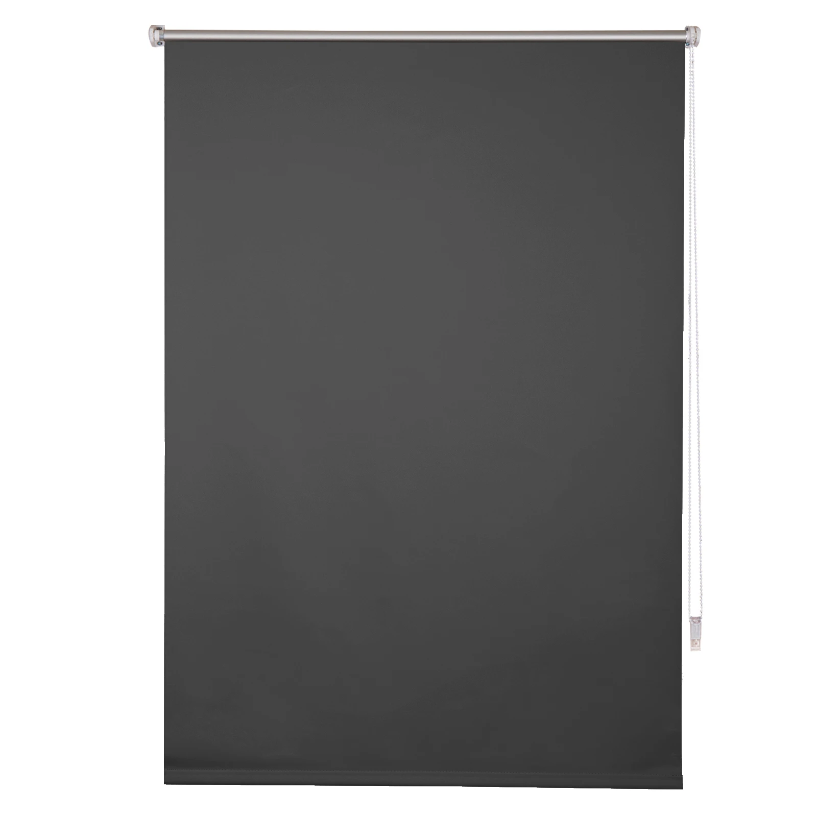 1 Estor Opaco Enrollable sin Taladrar, Tela y Aluminio, Protección Térmica,  70 x 210 cm, Blanco