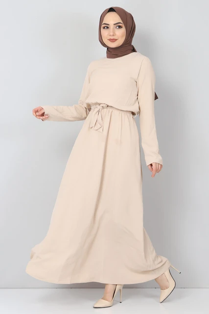 Long Aerobin Dress Women Dressy Dress Turkish Fashion Islamic Muslim Spring  Summer Modern Clothing Turkey 2078 - AliExpress