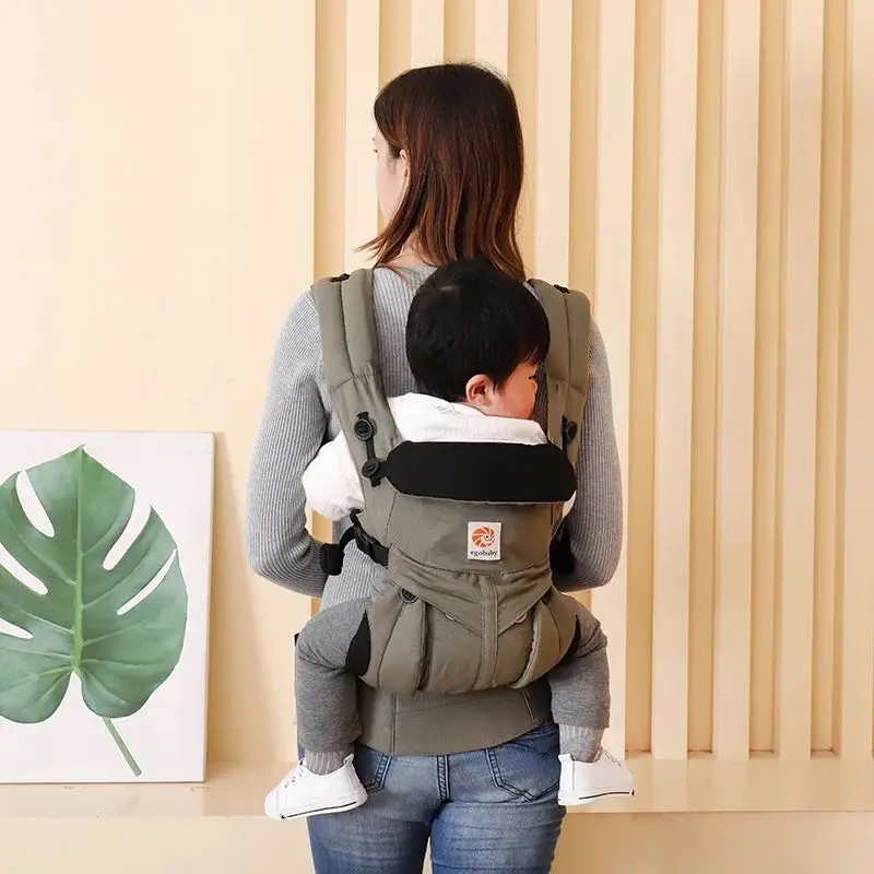 Egobaby omni 360 portabebes ergonómico multifunción transpirable bebе recien nacido cómodo portabebes mochila cochecito para chi - Цвет: green