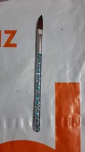 Pincel de Arte de uñas de cristal, herramienta de salón de manicura, esculpido de puntas, acrílico, UV, Gel Builder, pintura, punteado, 1 ud.