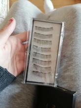 Conjunto de pestañas postizas magnéticas largas 3D de visón, pestañas postizas gruesas naturales magnéticas, 5 unidades