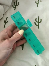 1 unidad de 7 días de pastillas caja de medicina semanal tableta titular contenedor organizador de almacenamiento caja de pastillas divisores 3 colores