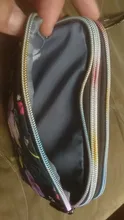 Geestock-cartera de lona con 3 cremalleras para mujer, bolso de mano Floral, organizador de mano, monedero, Rfid