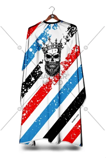 

Barber X King Penuar Hair Salon Barber Haircut Clothes, Fashion Hair Cutting Stylish Gown Cape, Hairdresser Cape