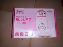 Doppler-Monitor de ritmo cardíaco Fetal, pantalla LCD, sin radiación, Pregancy, Detector de ritmo cardíaco y sonido Fetal, 1 Juego