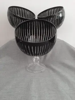 

Glass Salad Bowl Dinnerware Dinner Bowl Crystal Tray Flatware