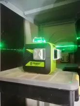 Laser-Level Cross-Line Green-Beam Li-Ion-Battery Huepar 3x360 Bluetooth 3D with Connectivity