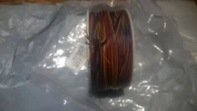 One Roll 8 Colors 30AWG Wire Wrapping Wire, Tinned Copper Solid, PVC insulation
