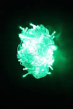 

Garland strand bedroom holiday decoration, 19,5 M, ac220v, cord white color, 200 diode Green + 19 diodes luminous