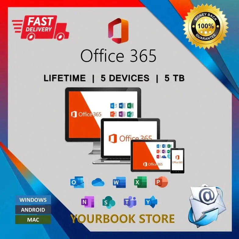 Buen trato Oficina e 365 compatible con windows 365 Macbook M1 Ipad Iphone IOS android tablette multilingue✅10 9YaLQ9aodAz