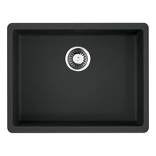 Мойка для кухни Omoikiri Kata 54-U-BL Artgranit(Черный)(Можно установить на столешницу, установка любой стороной