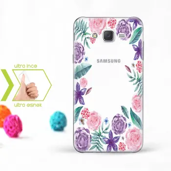 

Personalized Custom Samsung Galaxy J7 Slim Clear Silicone Phone Cover (Flower Temalı-12)