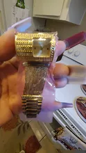 Creative-Relojes de pulsera de lujo para mujer, de marca superior, correa de acero dorado, resistente al agua, 2021