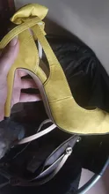 LOSLANDIFEN-zapatos de tacón fino con lazo para mujer, zapatillas femeninas de tacón fino de 11cm, con correa en el tobillo, adecuados para boda