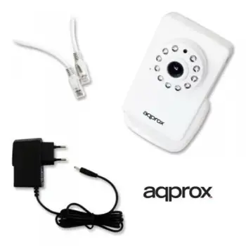 

IP camera approx! APPIP03P2P VGA IR P2P micro SD Wifi White