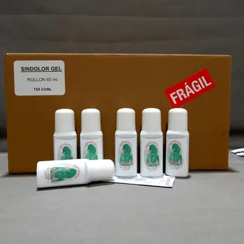 

Sindolor Gel in Roll-on 60 ml. Super Price for professional Sellers. 134 Units Saving Pack