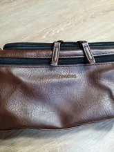 Neceser Vintage de piel sintética para Hombre, organizador de viaje, grande