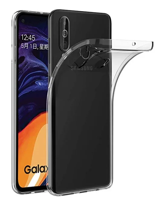Чехол-подставка гелевый TPU для samsung A60 Clear M40
