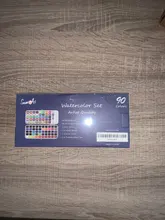 SeamiArt-Juego de acuarela con purpurina, 72/90 colores, suministros de pintura de arte