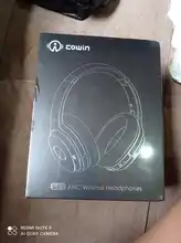 COWIN-auriculares inalámbricos SE7 con Bluetooth, dispositivo con cancelación activa de ruido, ANC sobre la oreja, 30 horas de reproducción
