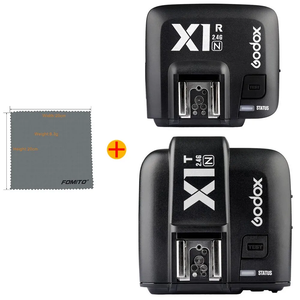 Godox X1N 2,4G ttl беспроводной пульт дистанционного управления триггер комплект(передатчик+ приемник) камера вспышка триггер для камеры Nikon с HSS