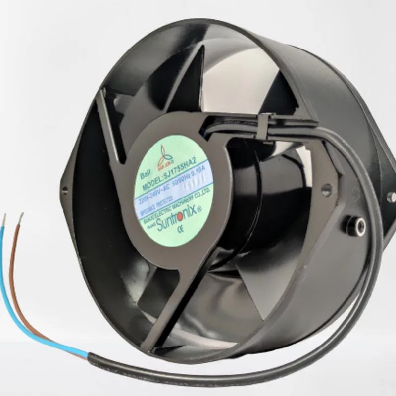 Вентилятор осевой 220В Sanjun SUNTRONIX SJ1755HA2 220V AC 0.18A высокотемпературный 172x150x55