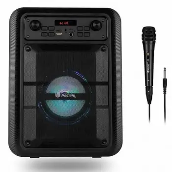 

PORTABLE SPEAKER NGS ROLLER LINGO BLACK - 20W - BT 5.0 TWS-MICROUSB/SD/AUX-LED LIGHTS-MICROPHONE-EXOTIC DEMAND 6 MODES-