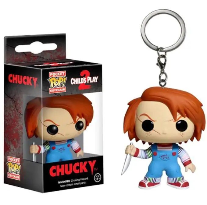 Funko Pop Pocket Стивен Кинг это брелок Pennywise крик призрак лицо Чаки Фигурки игрушки