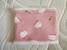 Bebé de invierno bufanda para niños y niñas de dibujos animados bufanda de animal de peluche de felpa niños otoño cálido cuello-O-Anillo de cuello pañuelo de cuello grueso
