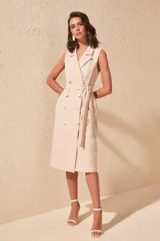 

Trendyol Belted Jacket Dress TWOSS20EL2474