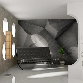 

Concrete Wall mural-abstract blocks-350x270 cm