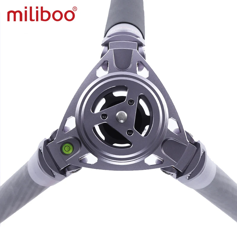 Miliboo Lion400 탄소 섬유 볼 삼각대, 전문 안정적인 사진, 조류 관찰 카메라 스탠드, 디지털 카메라 비디오 캠용