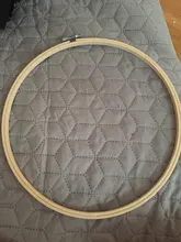 Hoops-Frame-Set Sewing-Tool Bamboo-Rings Embroidery Wooden Cross-Stich Craft DIY Round