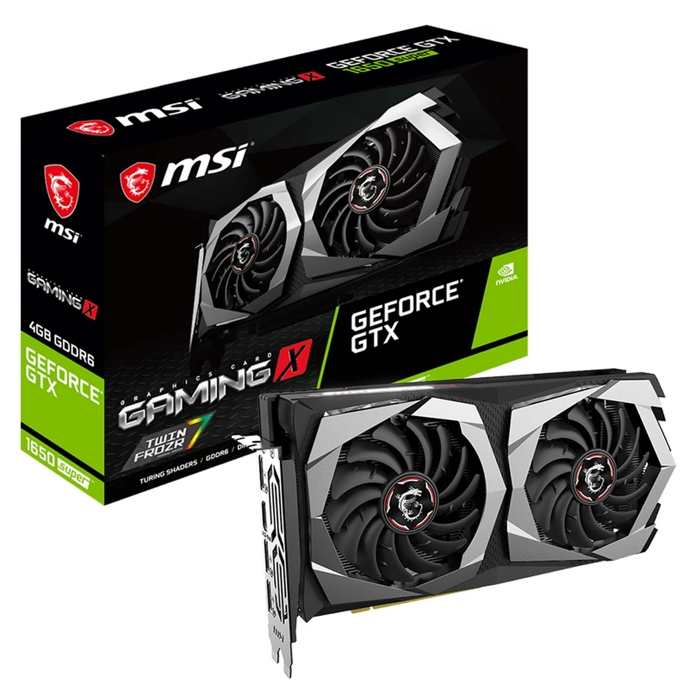 Видеокарта MSI Gaming nVidia GeForce GTX 1650 Super 1755MHz 4096MB 12000MHz 128 bit RTL [GTX SUPER GAMING X] | Компьютеры и
