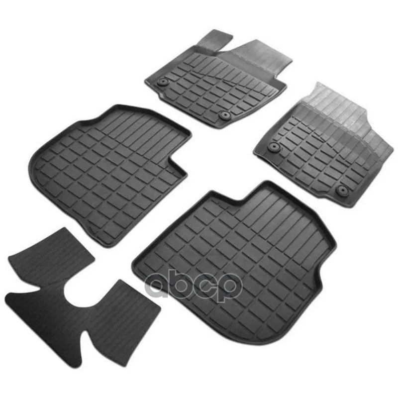 65102001_коврики В Салон! Лит. Резина С Креп Skoda Rapid 13 Rival 65102001 Rival арт. 65102001
